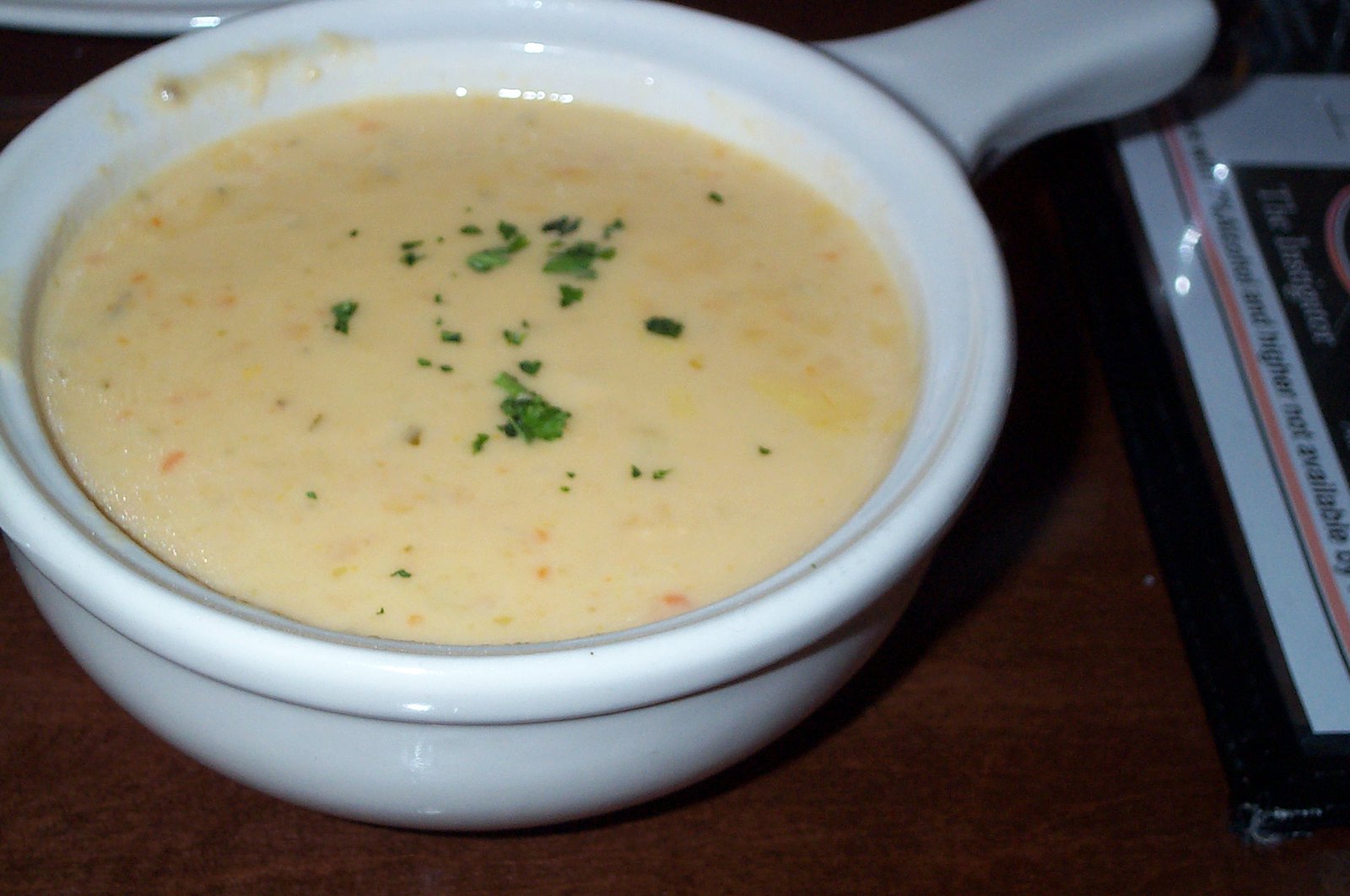 Beer Cheese Soup - photo by stu_spivack under CC BY-SA 2.0