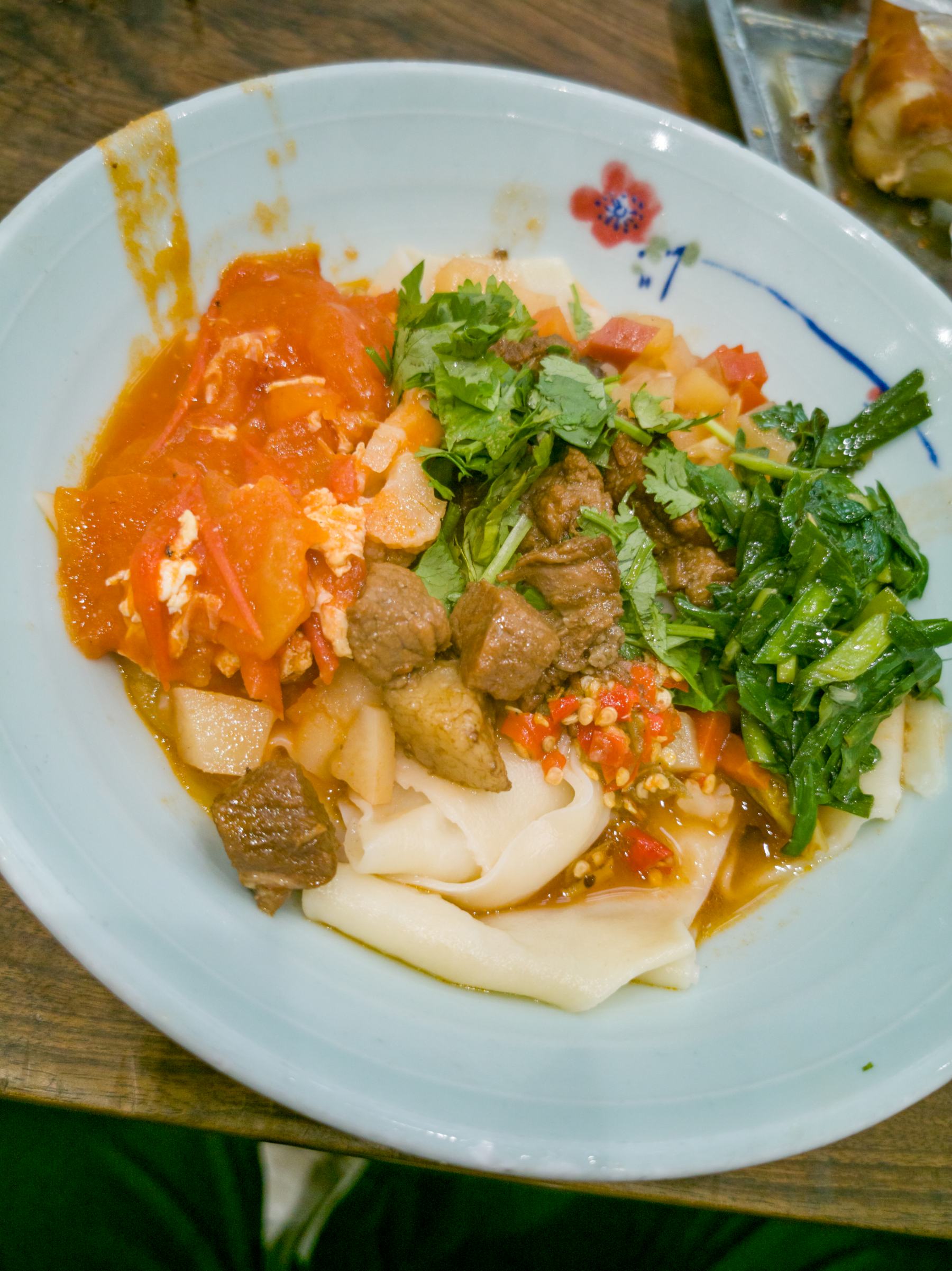 Biang biang mian, version Xi'an. © Cedric Lizotte
