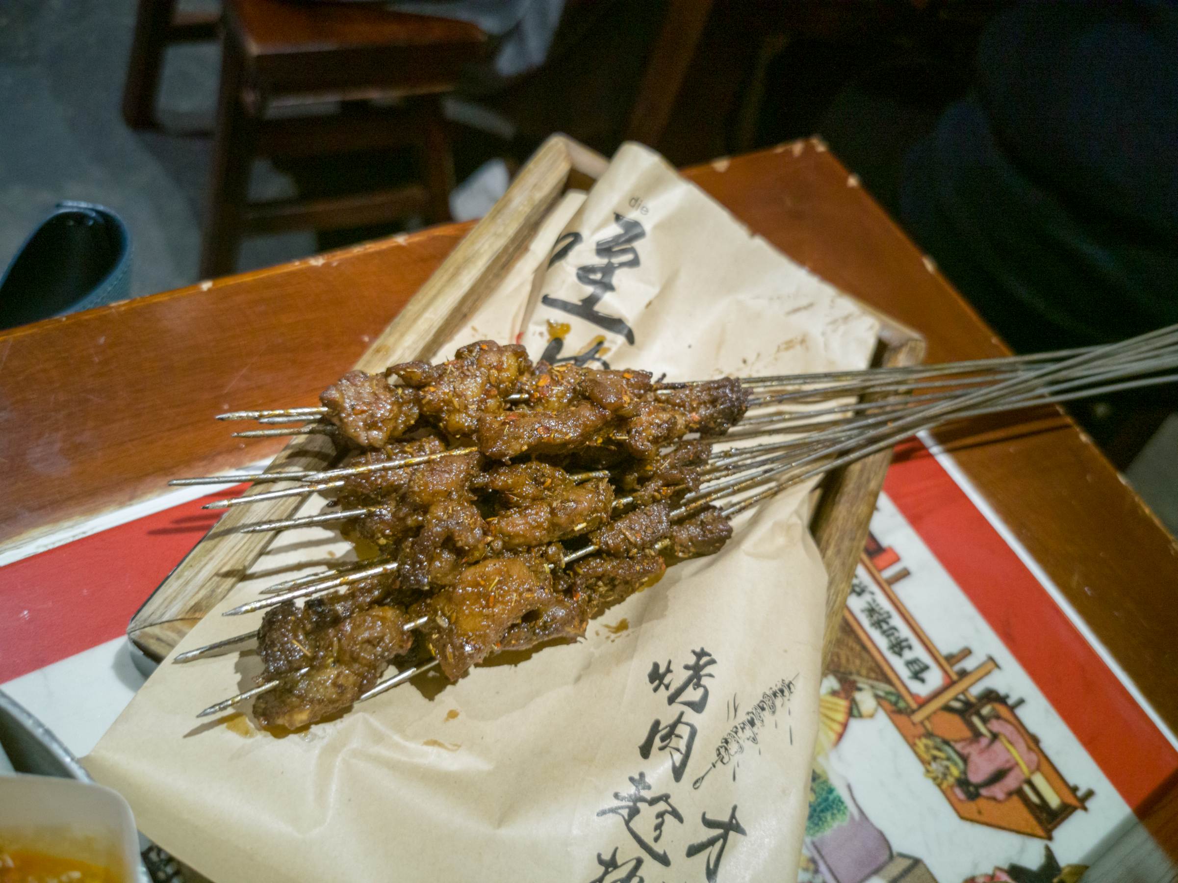 Des kebabs chinois! © Cedric Lizotte