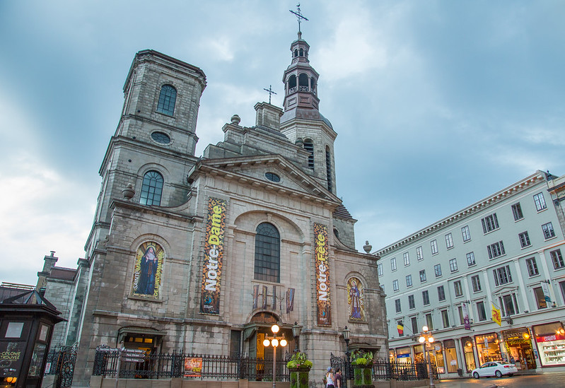 Cathedral-Basilica of Notre-Dame de Québec - photo by Tony Webster under CC BY 2.0
