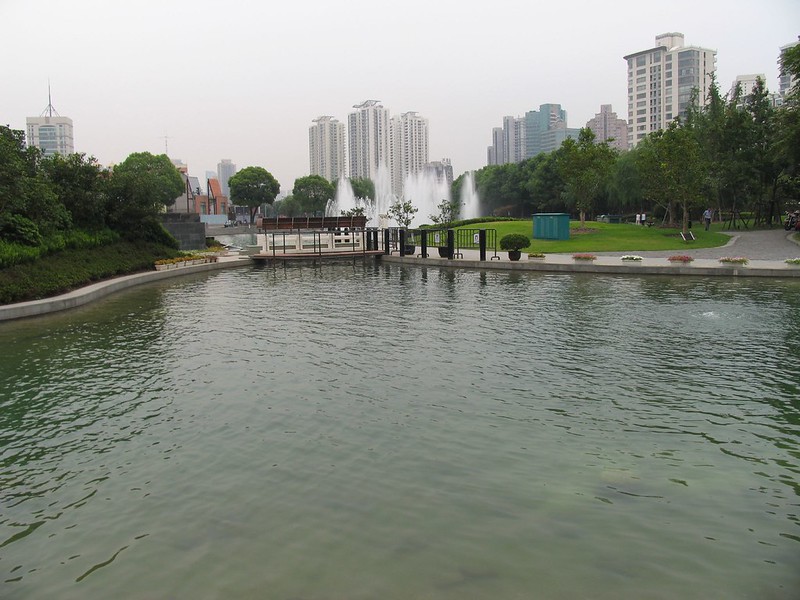 Taipingqiao Park across Xintiandi Style Shopping Centre - photo by Brian Brake under CC BY-SA 2.0