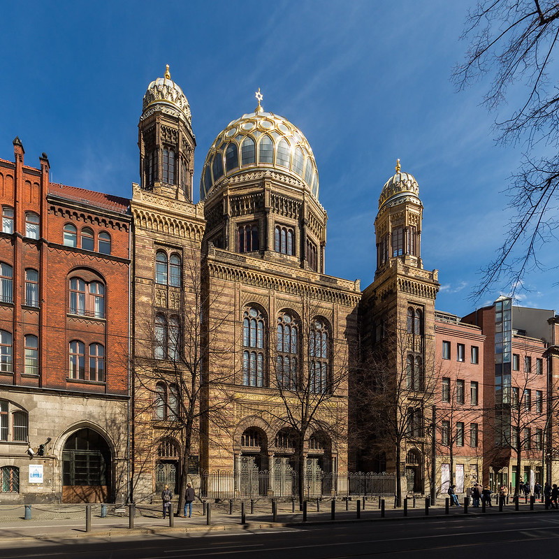 sites historiques de berlin - Nouvelle Synagogue - photo by Ansgar Koreng under CC BY-SA 2.0