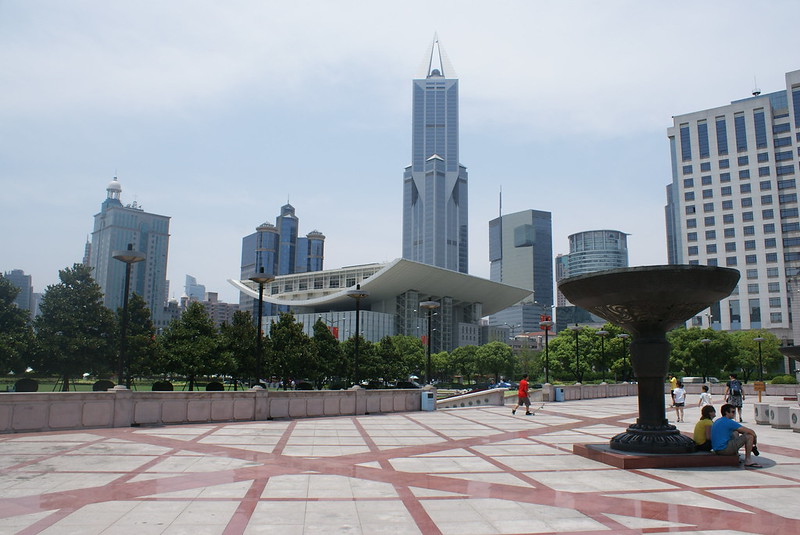 free things to do in Shanghai - People's Square in Shanghai, where Dimei Shopping Center is found underground - photo by puffin11k under CC BY-SA 2.0