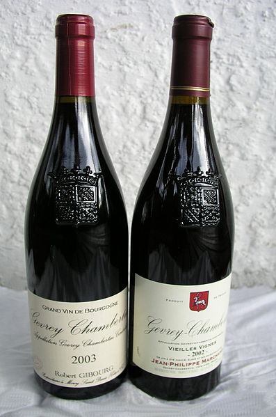 Anthony Bourdain Burgundy - Bottles of Burgundy Wine - photo by Limegreen at English Wikipedia under CC BY-SA 3.0