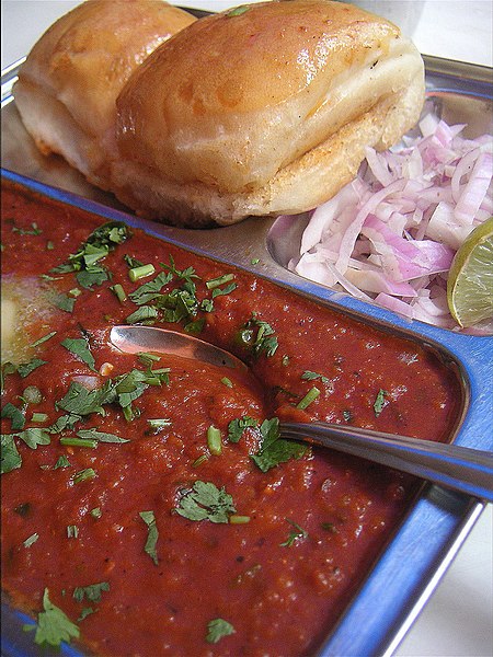 Andrew Zimmern Bizarre Foods Delicious Destinations Dish - Pav Bhaji - photo by Rishika Palvankar under CC-BY-2.0