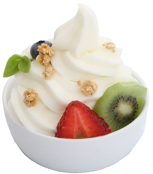 Andrew Zimmern Bizarre Foods Delicious Destinations Athens Dish Yogurt with Fruits - photo by Oxytousc under CC-BY-SA-3.0