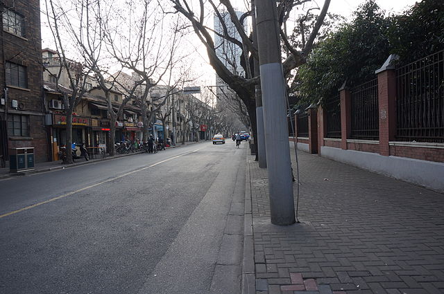 Changle Road in Shanghai - photo by Livelikerw under CC-BY-SA-3.0