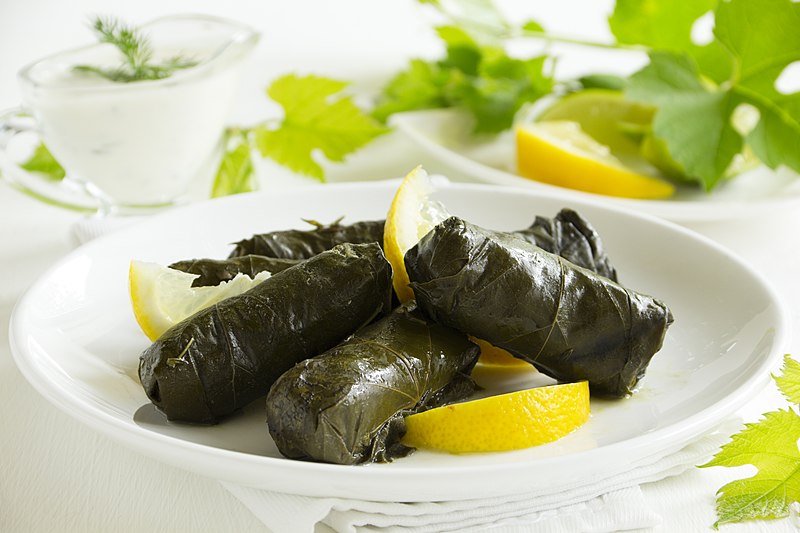 Andrew Zimmern Bizarre Foods Delicious Destinations Athens Dish - Dolmades - photo by Lesya Dolyk under CC-BY-SA-2.0