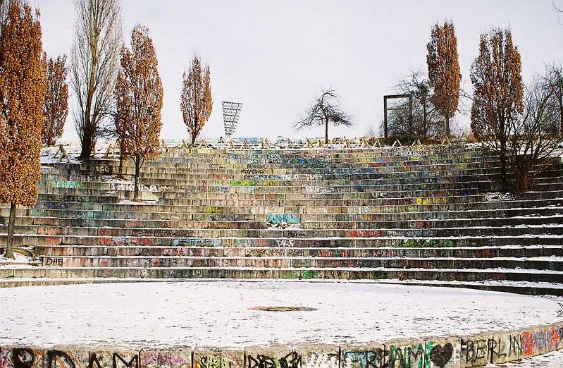 amphitheater at Mauerpark in Berlin - photo by k_tjaaa under CC BY 2.0