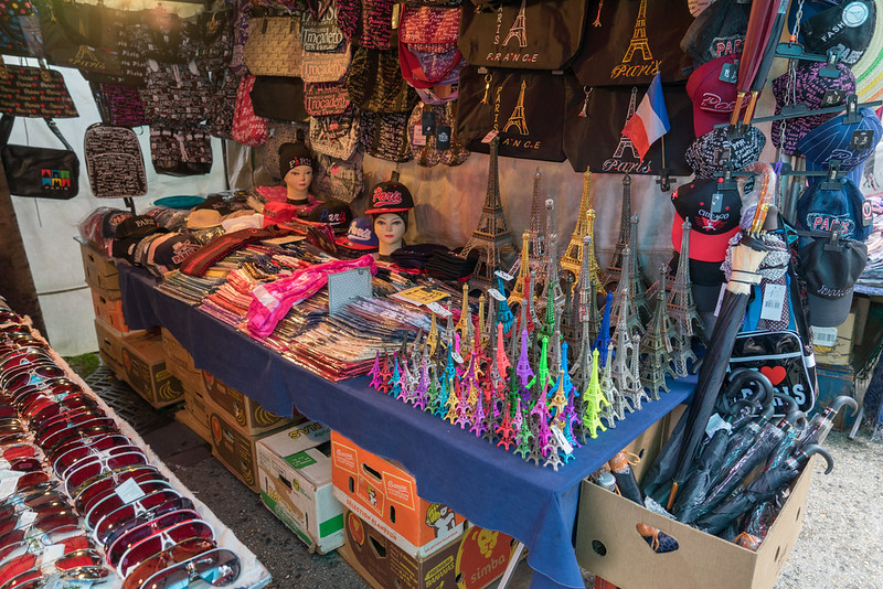 best shopping Paris - some of the merchandise sold at Marché Vernaison - photo by Edsel Little under CC BY-SA 2.0
