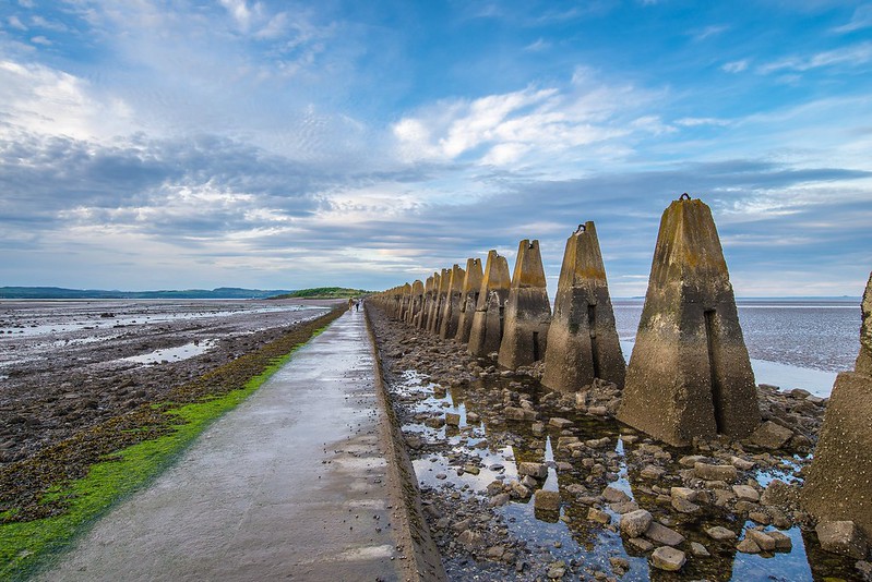 Cramond Island causeway - photo by Chris Combe under CC BY 2.0