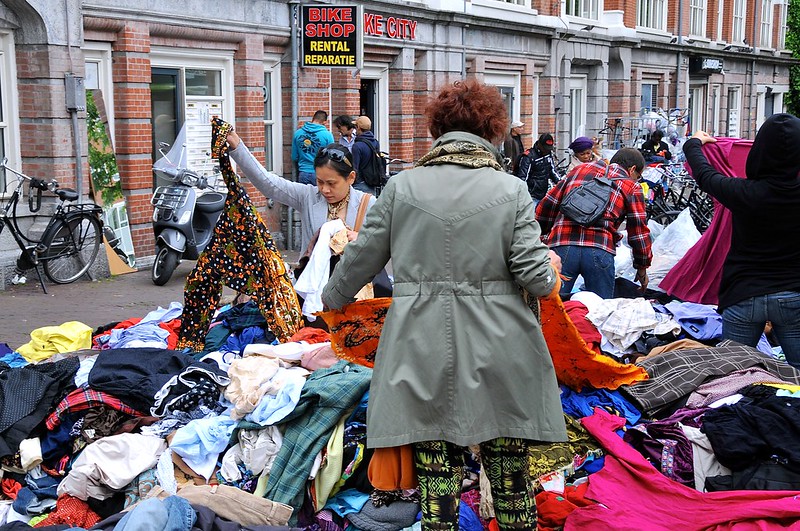 Waterlooplein Market - photo by FaceMePLS under CC BY 2.0