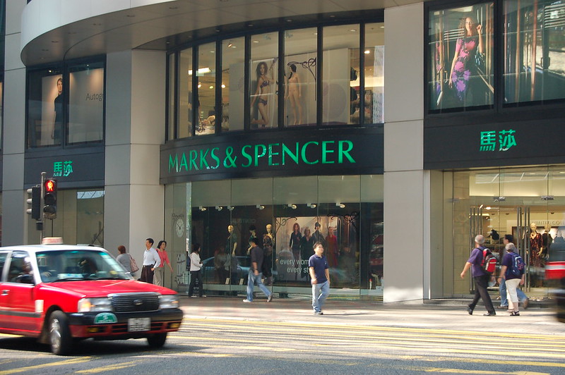 Marks & Spencer at 8 Queen's Road in Central Hong Kong - photo by Rob Young under CC BY 2.0