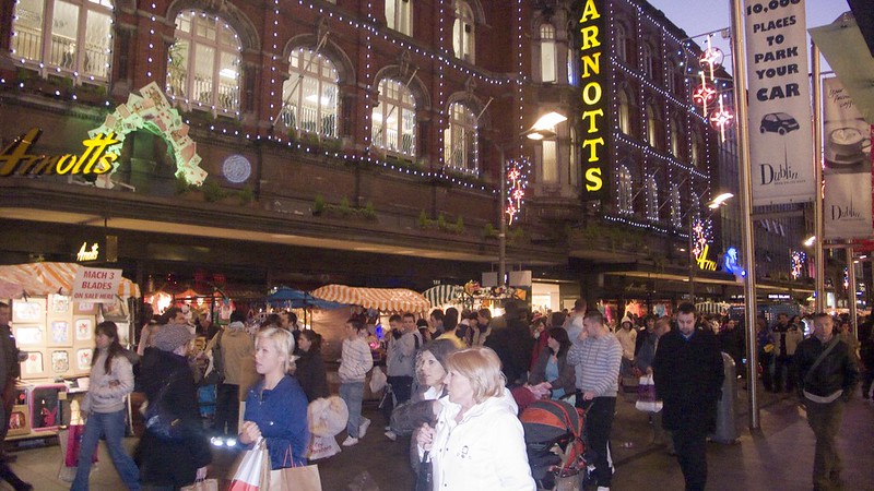 Arnotts on Henry Street in Dublin - photo by William Murphy under CC BY-SA 2.0