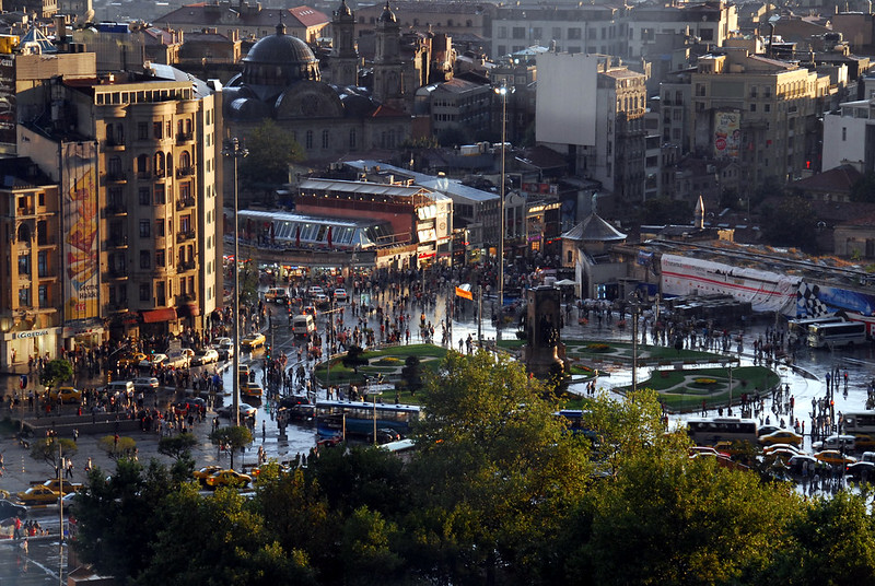Taksim Square - photo by Tinou Bao under CC BY 2.0