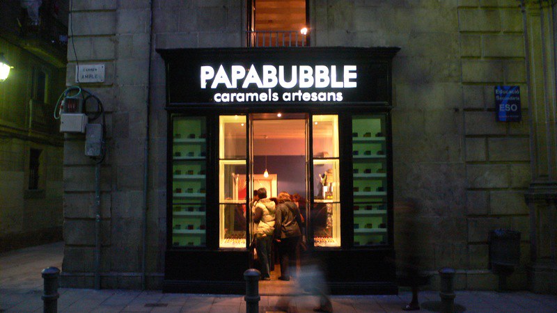 Papabubble in Barcelona - photo by Masashige MOTOE under CC BY-SA 2.0