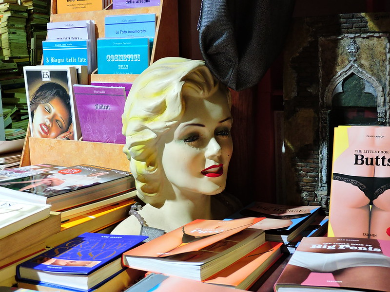 Libreria Acqua Alta, Venice - photo by Dimitris Kamaras under CC BY 2.0