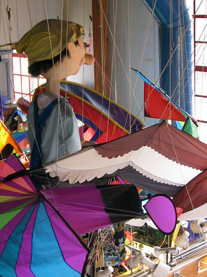 merchandise sold at Kites & Puppets at Kids Market - photo by CC BY 2.0