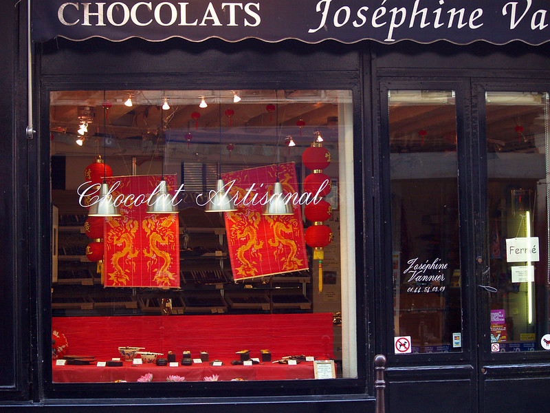 best shopping in Paris - Artisanal Chocolatier Joséphine Vannier - photo by Rui Ornelas under CC BY 2.0
