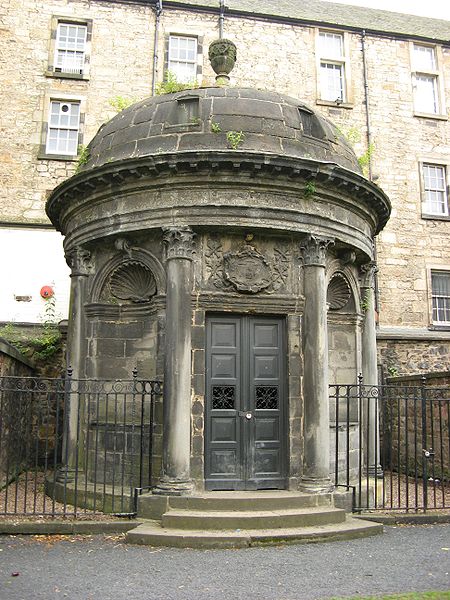 Mausoleum of George Mackenzie of Rosehaugh, in Greyfriars Kirkyard, Edinburgh, Scotland - photo by Jonathan Oldenbuck under CC-BY-SA-3.0