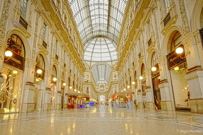 Galleria Vittorio Emanuele II - photo par Sergio Boscaino sous CC BY 2.0