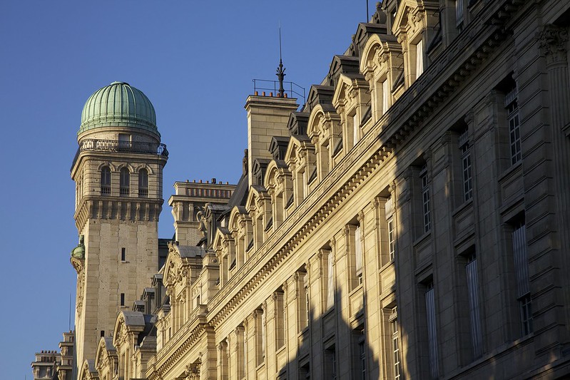 historical sites in Paris - Observatoire de la Sorbonne - photo by Jean-Marie Hullot under CC BY-SA 2.0