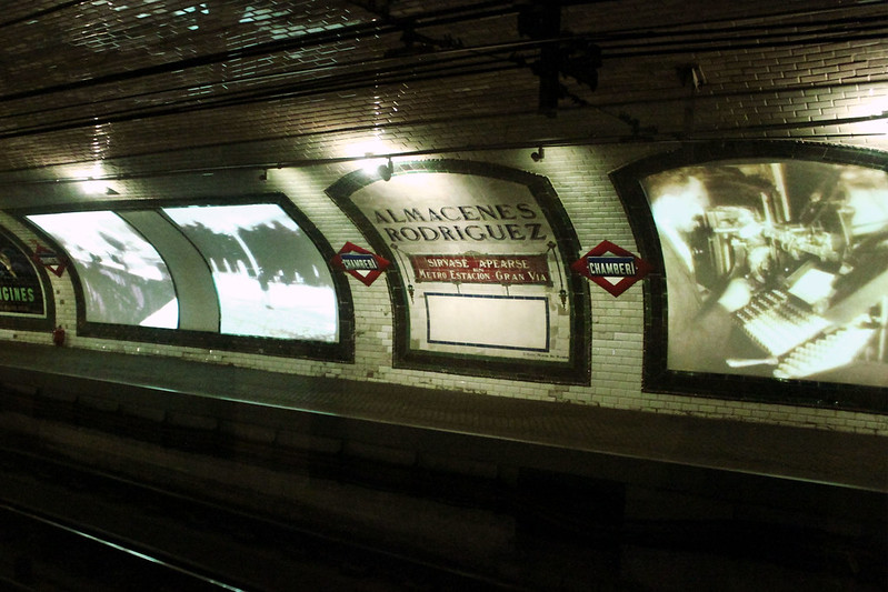 historical sites in madrid - Chamberí ghost station - photo by Daniel Dionne under CC BY-SA 2.0
