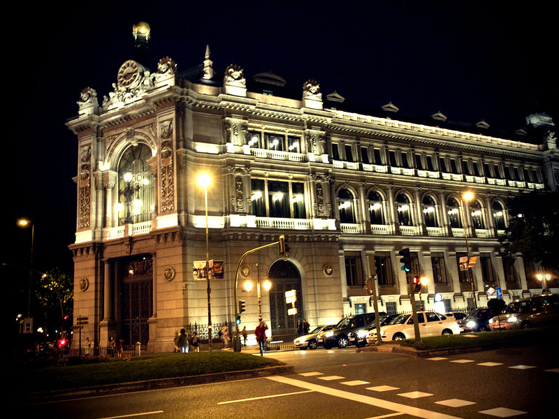 The Bank of Spain, Madrid - photo by Kevin Poh under CC BY 2.0