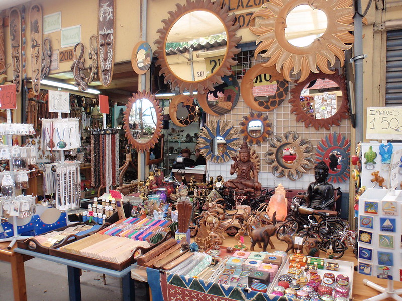 A stall at Els Encants Vells - photo by Oh-Barcelona.com under CC BY 2.0