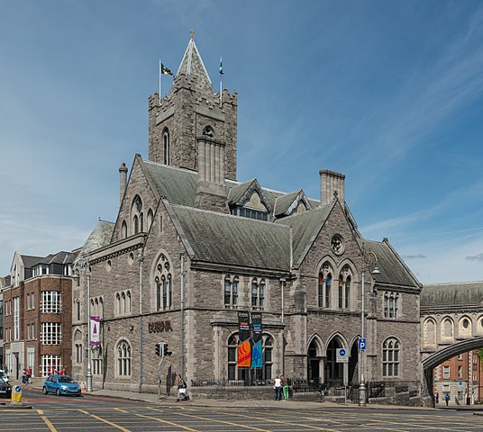 historical sites in Dublin - southeast view of Dublinia - photo by DXR under CC BY-SA 4.0