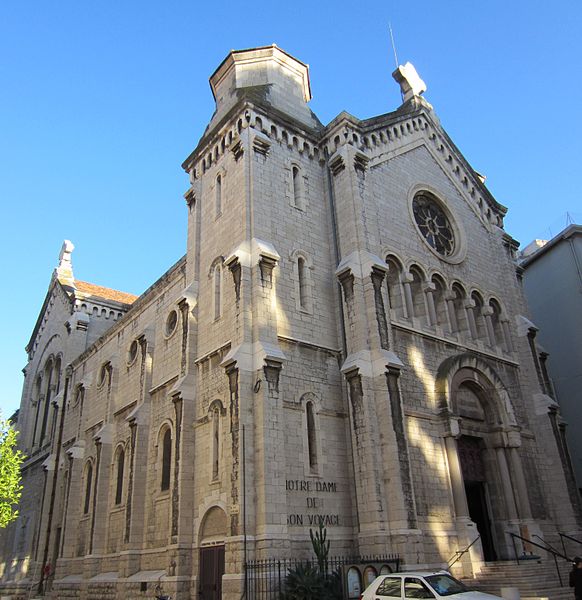 Église Notre Dame de Bon Voyage in Cannes - photo by Aimelaime under PD-self and PD-user