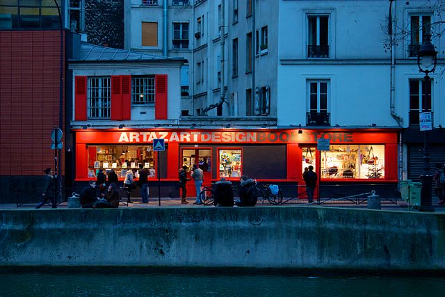 best shopping in paris - Artazart Design Bookstore - photo by Alexander Baxevanis from London, UK under CC-BY-2.0