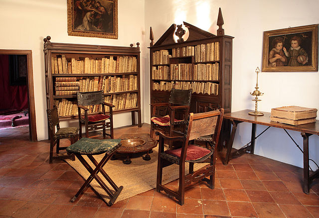 the study of Lope de Vega in the House Museum of Lope de Vega, in Madrid - photo by Turismo Madrid Consorcio Turístico under CC-BY-2.0