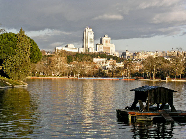 view from the lake at Casa de Campo, Madrid, Spain - photo by Håkan Svensson Xauxa under CC-BY-SA-3.0-migrated and CC-BY-2.5