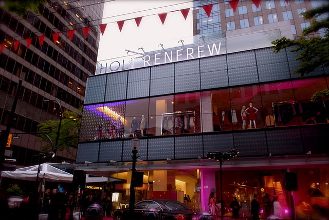 Holt Renfrew, Vancouver, Canada photo by anjuliruth under CC-BY-2.0