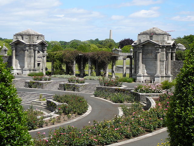 Irish National War Memorial Gardens in Dublin, Ireland - photo by Osioni under PD-self