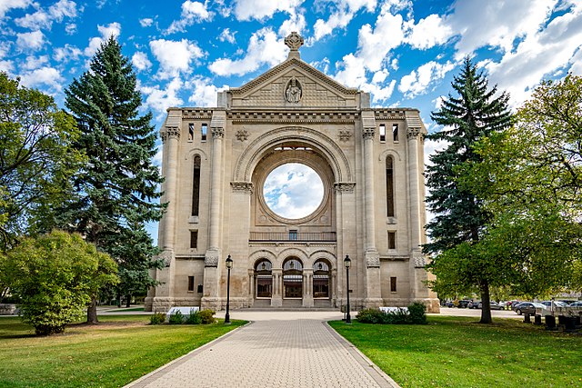 Saint Boniface Cathedral, Winnipeg, Canada - photo by Jessica Losorata under CC-BY-SA-4.0