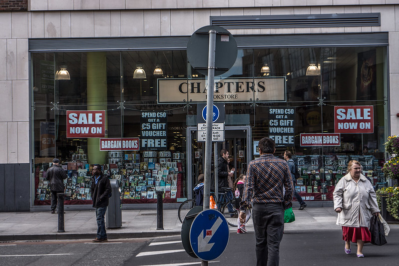Chapters Bookstore on Parnell Street - photo by William Murphy under CC BY-SA 2.0