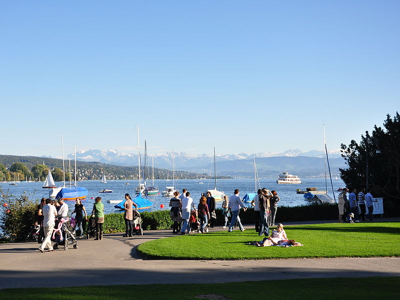 free things to do in Zurich - View from the Arboretum in Zürich-Enge - photo by Roland zh under CC-BY-SA-3.0