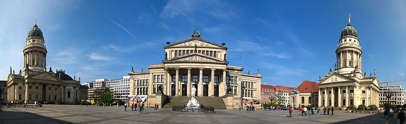 Gendarmenmarkt Berlin - photo by Jhintzbe under CC-BY-SA-3.0