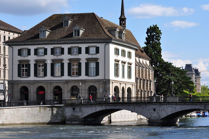 Helmhaus as seen from Wühre - photo by Roland zh under CC-BY-SA-3.0