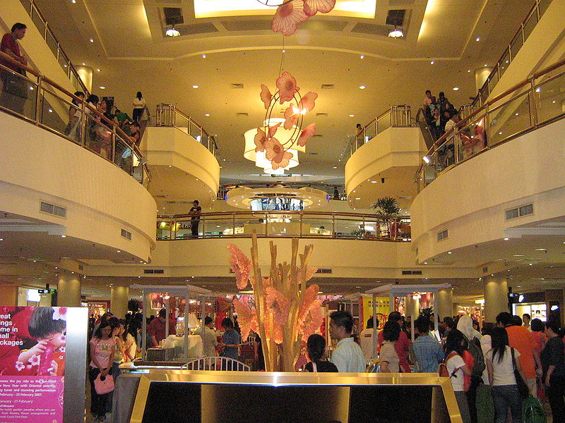 Inside Mid Valley Megamall - photo by Craig under PD-self