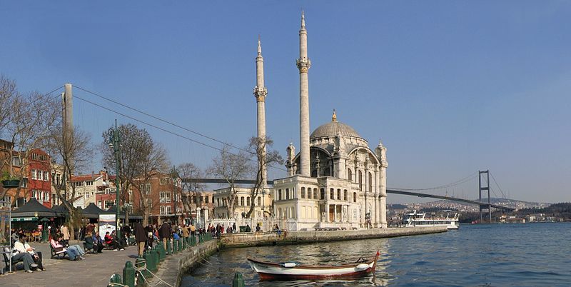 Ortaköy Square - photo by Dietmar Giljohann at German Wikipedia under CC-BY-SA-3.0-migrated and GFDL
