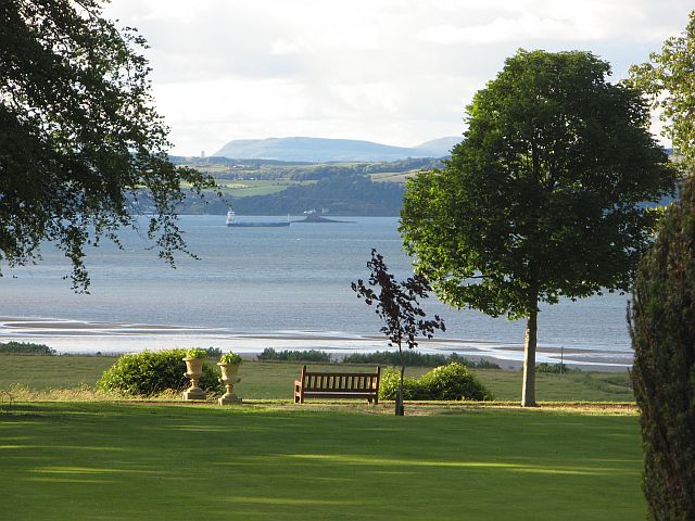 view from the Lauriston Castle grounds - photo by Richard Webb under CC BY-SA 2.0