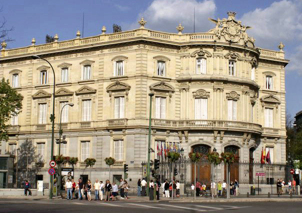 historical sites in madrid - Palace of the Marquis de Linares, currently Casa de América - photo by J.L. de Diego under PD-author