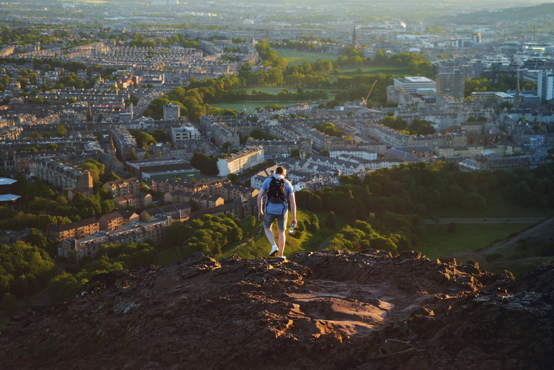 free things to do in Edinburgh - Arthur's Seat in Edinburgh, Scotland - photo by Omar Yassen under CC0 / Public Domain 