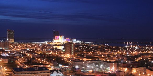 Atlantic City, New Jersey at night - photo by Ron Miguel under CC-BY-2.0