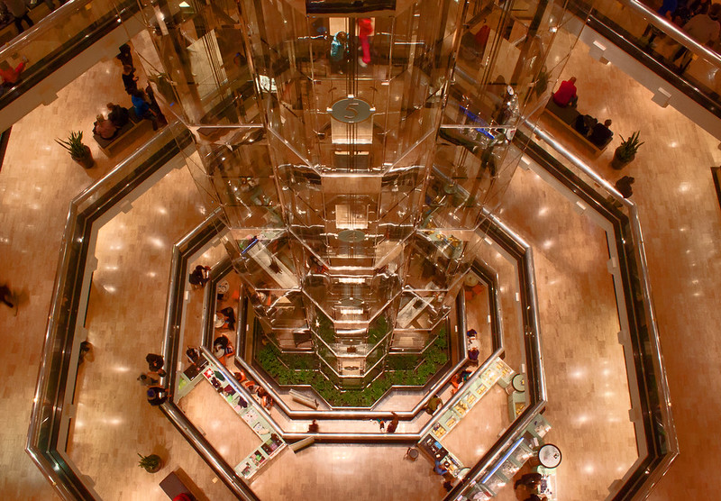 Water Tower Place shopping mall - photo by gabe popa under CC BY 2.0