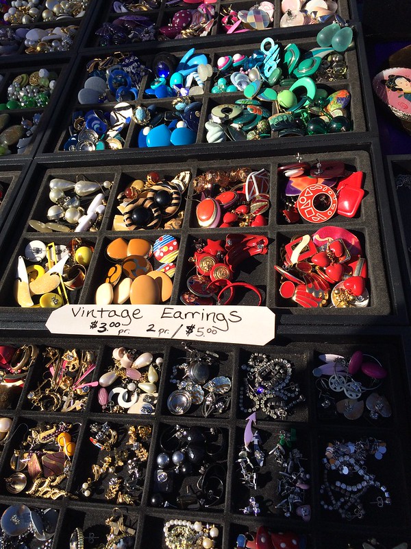 Vintage earrings at Kobey’s Swap Meet - photo by Joe Crawford under CC BY 2.0