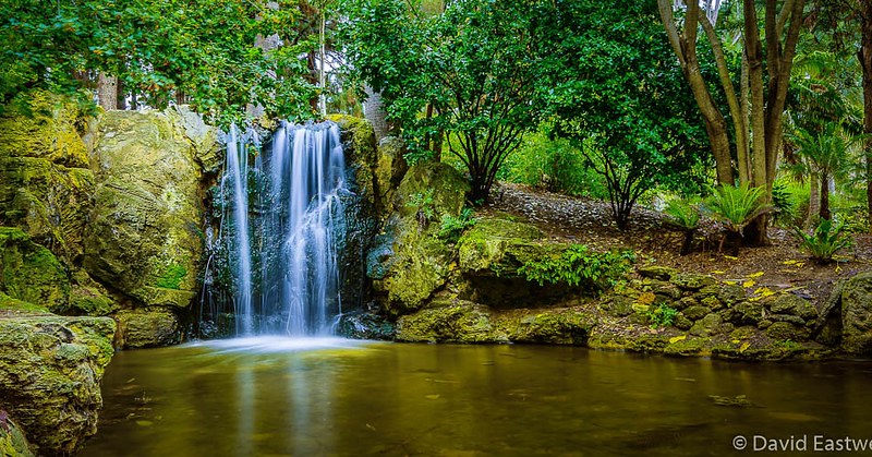 Waterfalls at John Oldham Park - photo by David Eastwell under CC BY 2.0